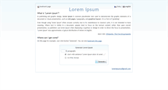 Desktop Screenshot of lorem-ipsum.cz