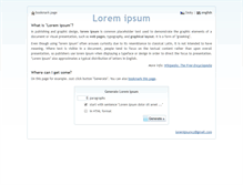 Tablet Screenshot of lorem-ipsum.cz